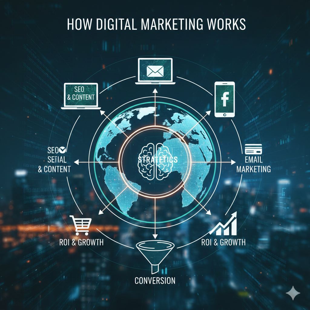 How digital marketing works